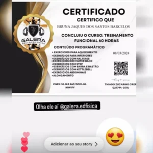 Galera da Educação Fisica - Certificados