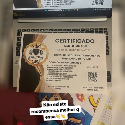 Galera da Educação Fisica - Certificados